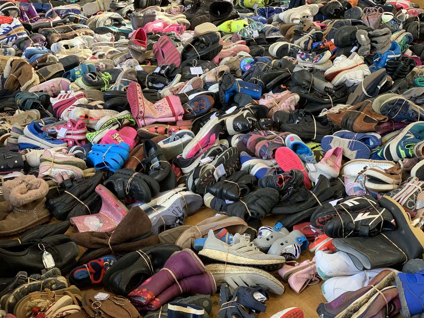 More than 1.5 million pairs of shoes have been collected since 2013