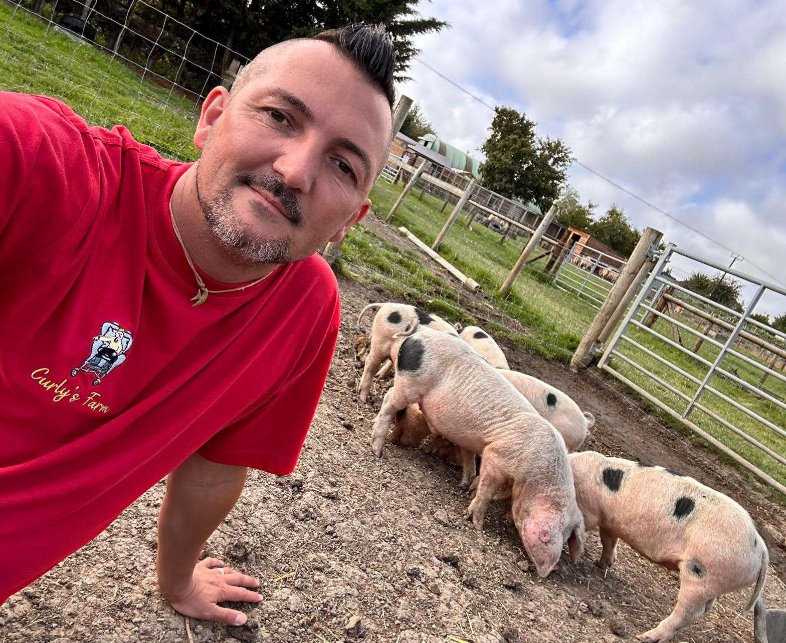 Kyle Ratcliffe, head of provision at Curly's Farm in Leysdown. Picture: Kyle Ratcliffe