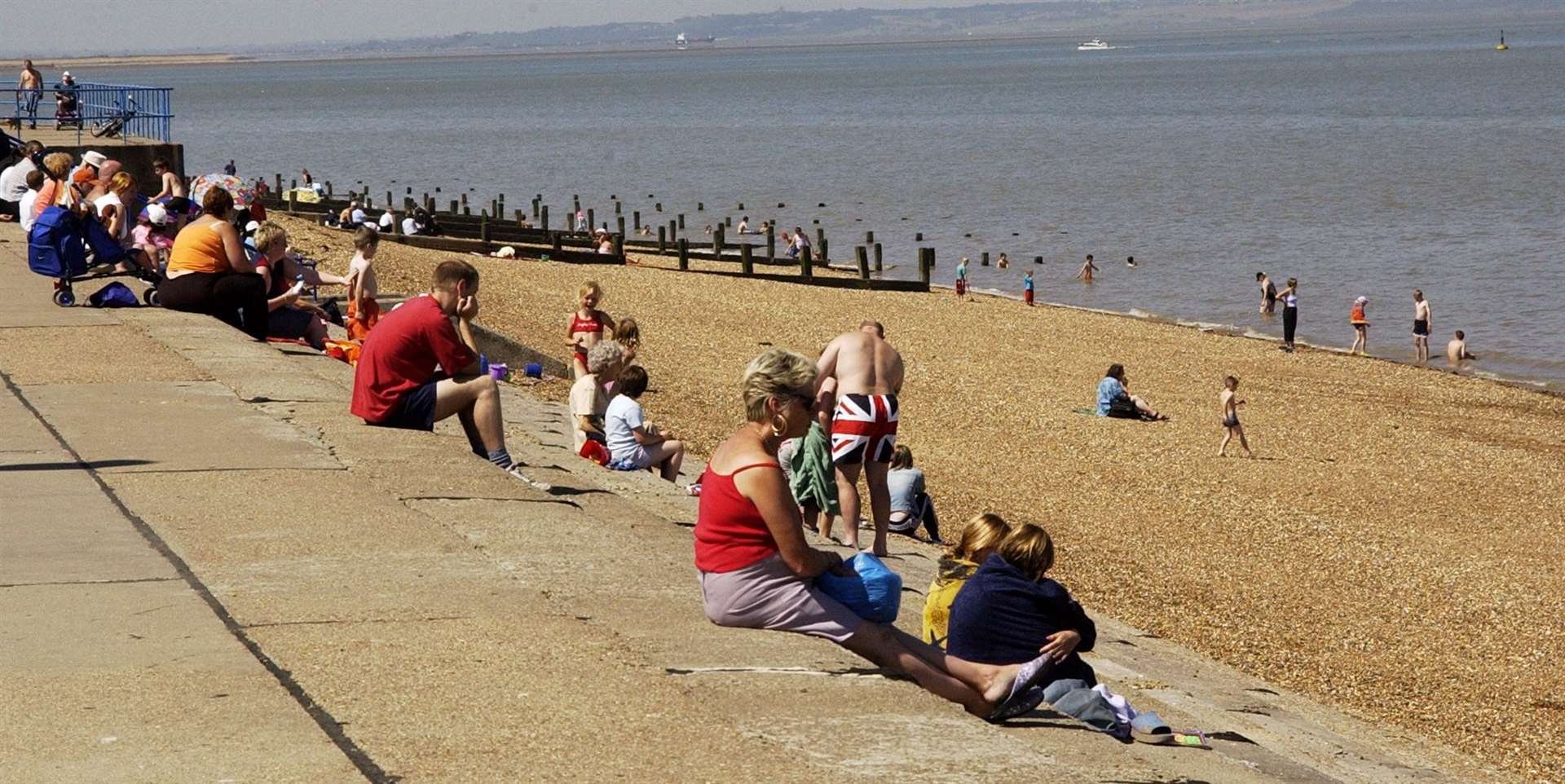 Sheerness beach is known for its views of the Thames and Medway Estuaries. Picture: Andrew Wardley