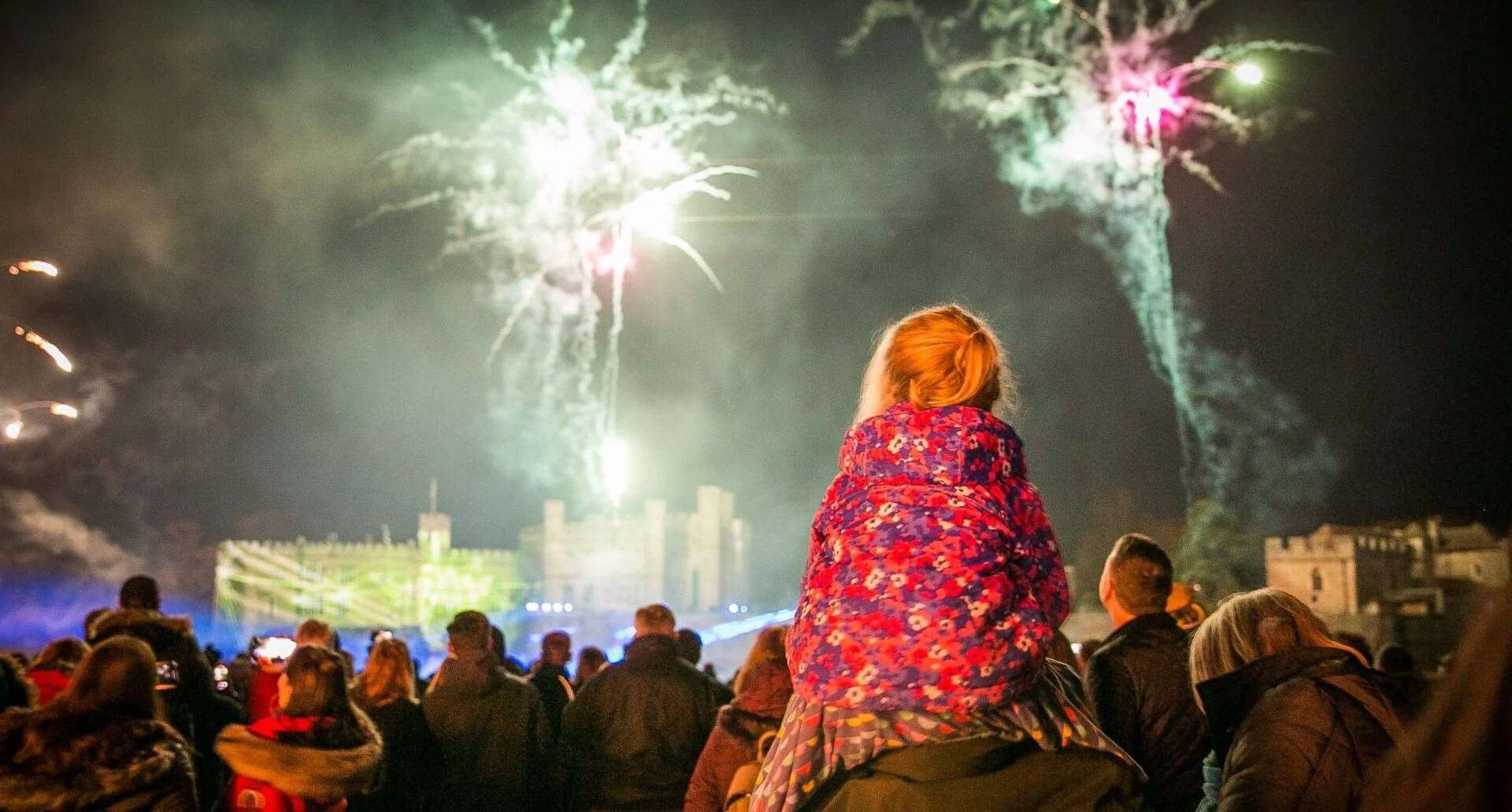 Take the family to one of Kent’s captivating fireworks displays. Picture: Leeds Castle