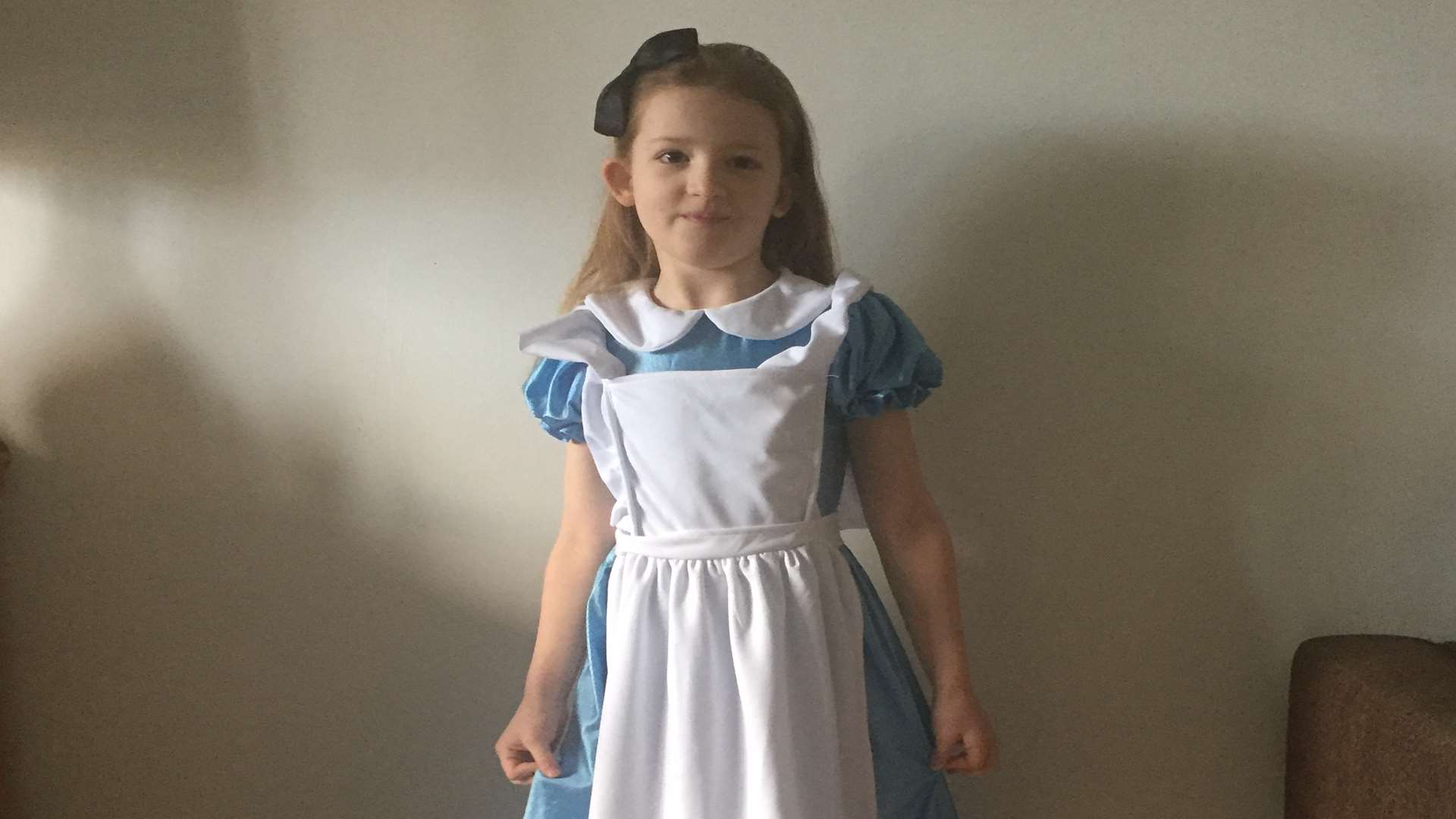 Emily, seven, on World Book Day