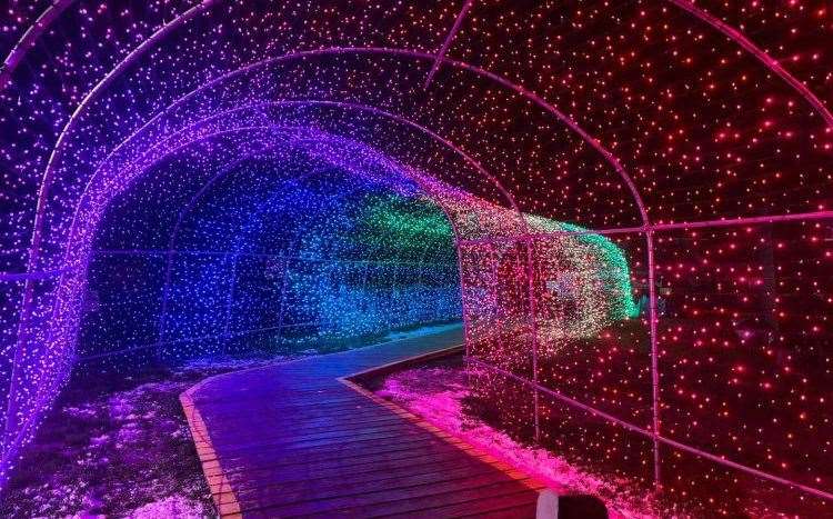 Visitors will be welcomed into the glittering grotto as part of the festive experience. Picture: Kent Life