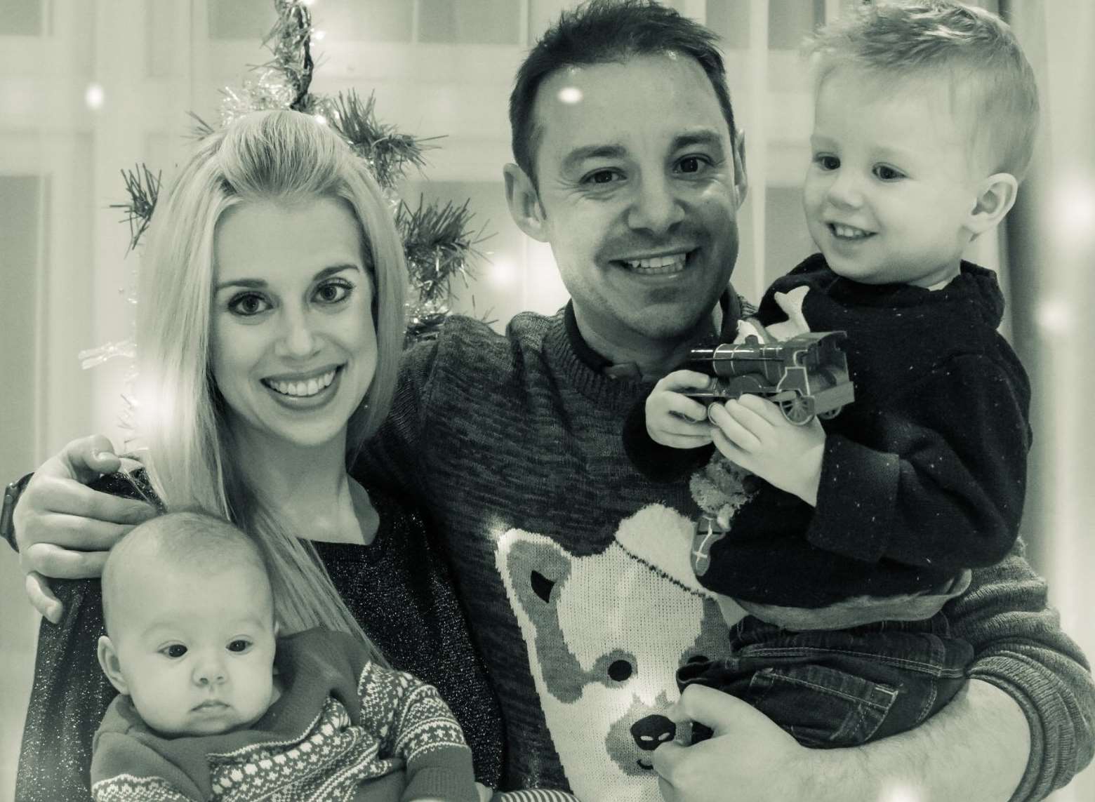 Our first Christmas as a family of four Picture: Ben O’Brien Photography