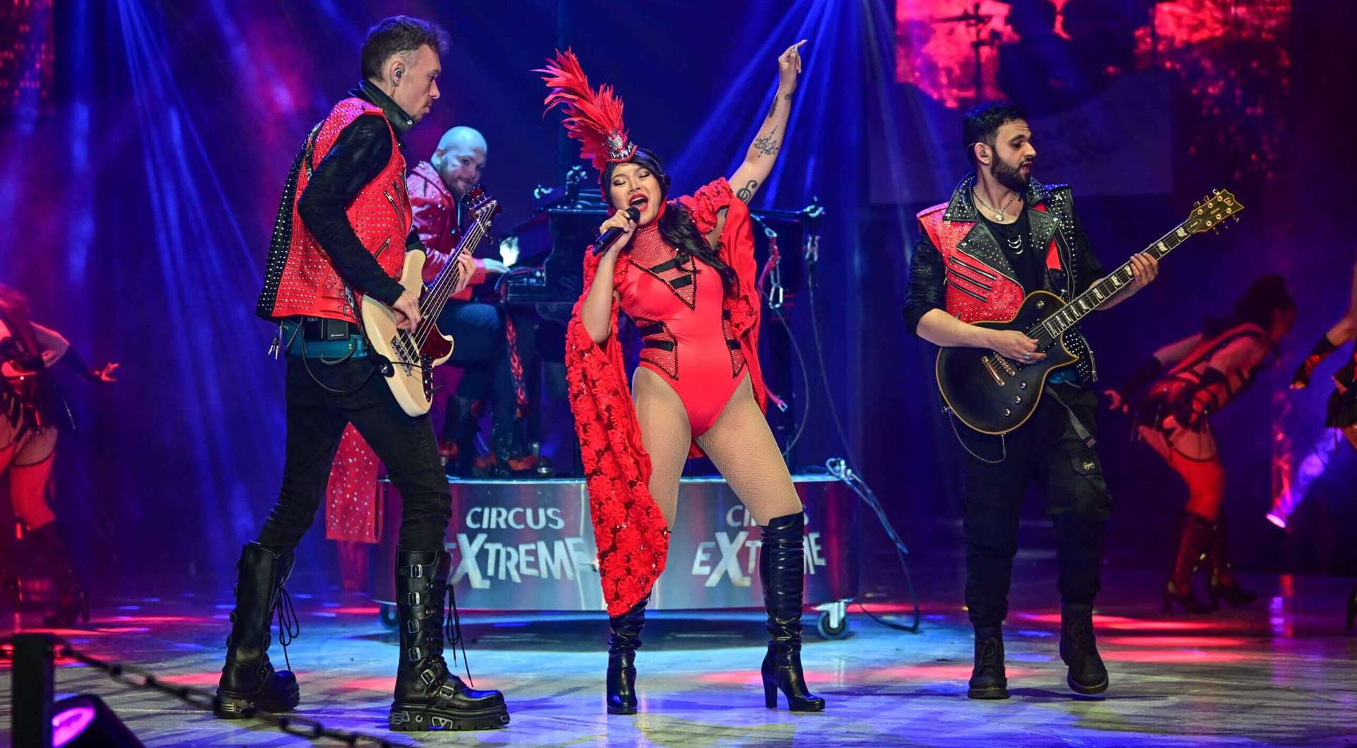 Aerial acts and sword swallowers will be performing to music performed by live bands. Picture: Circus Extreme