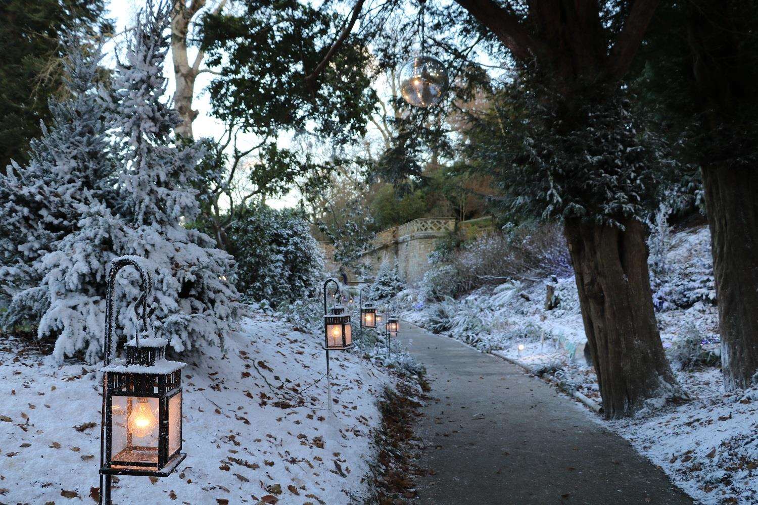 Are you dreaming of a white Christmas? Hever Castle is!
