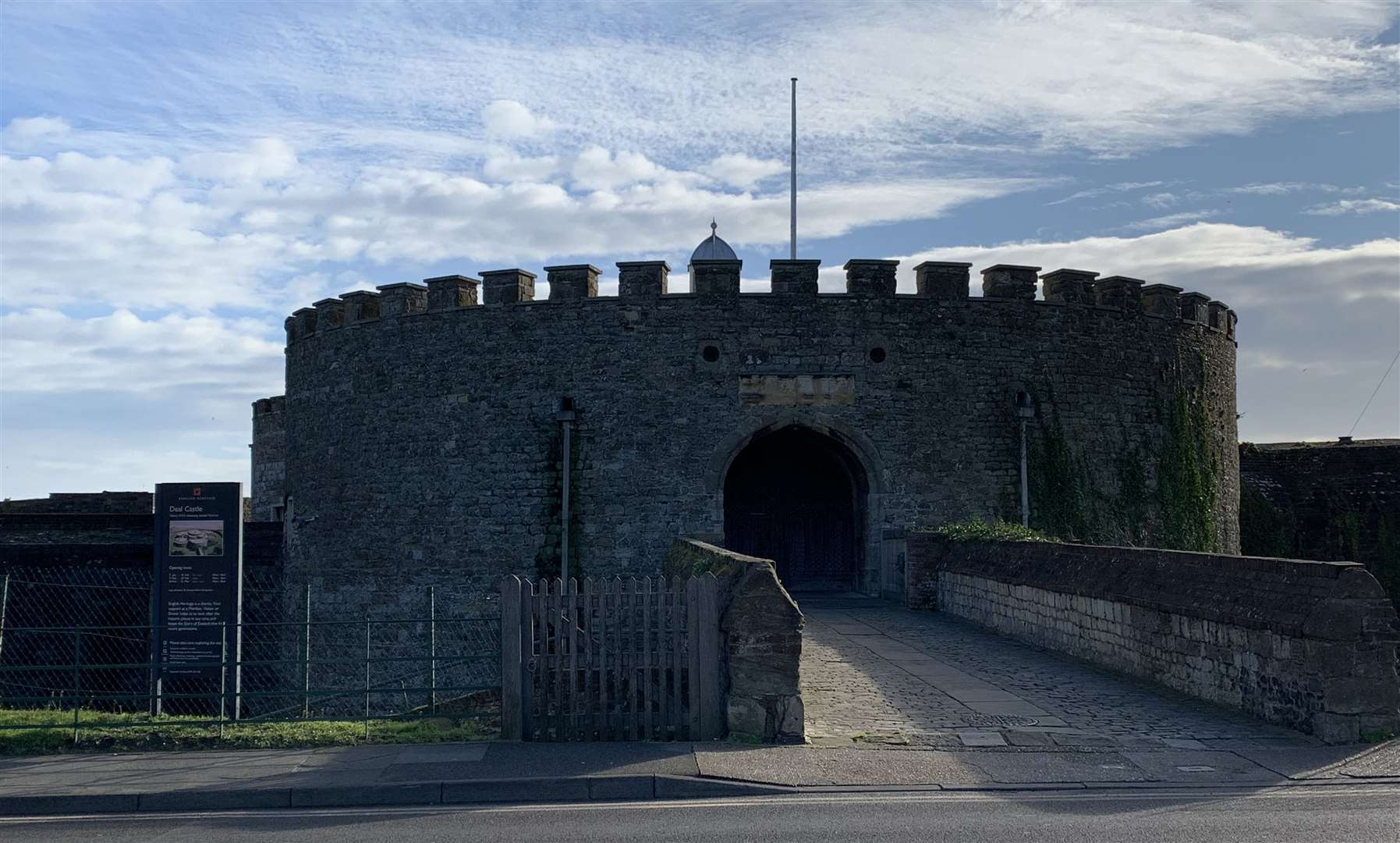 Visitors are welcome at Deal Castle