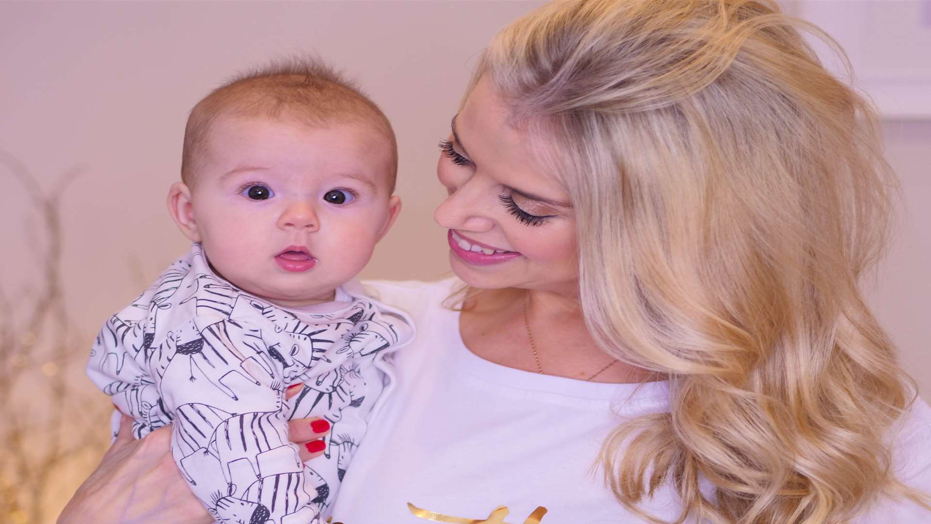 Mum and daughter after a rare good night's sleep