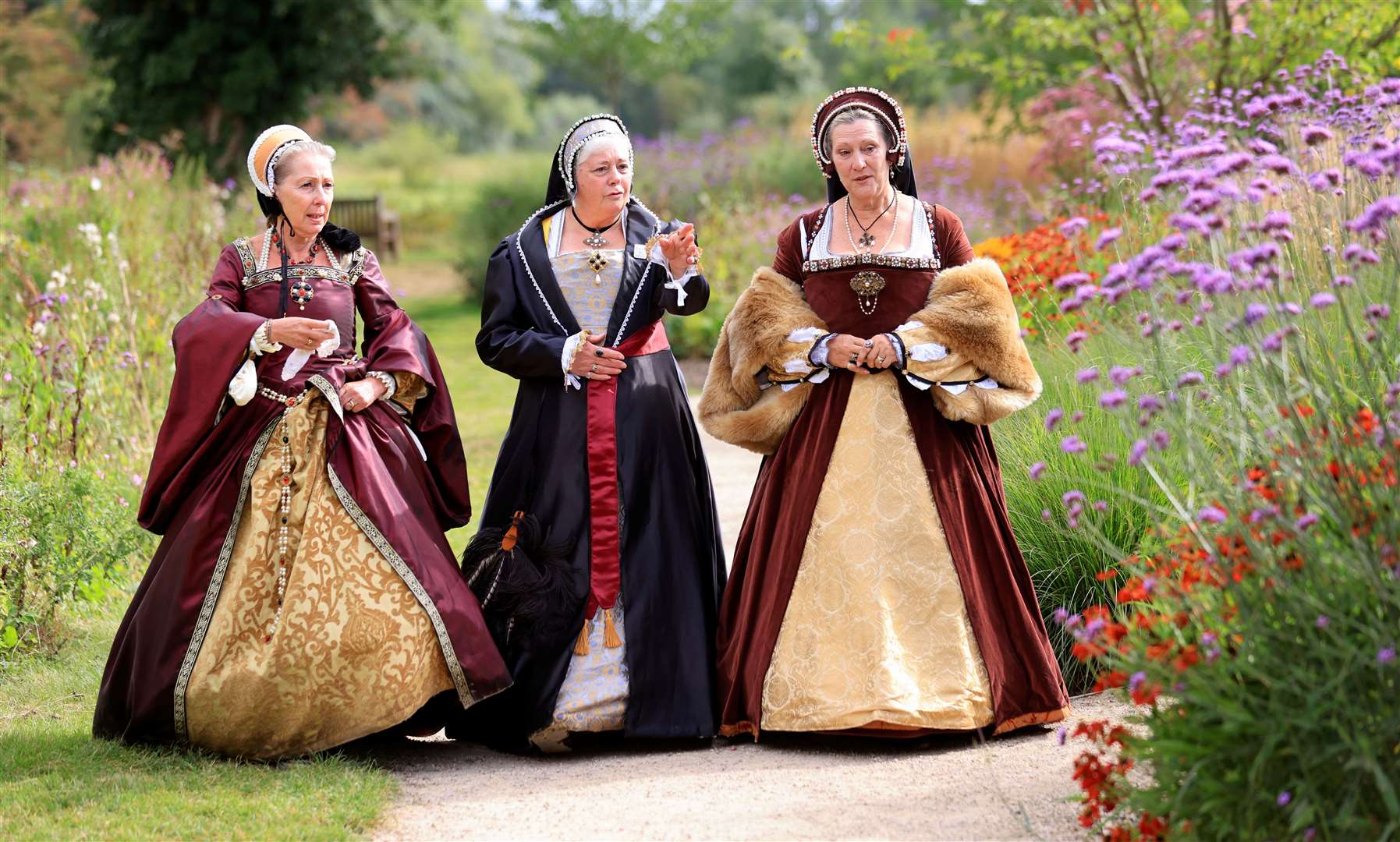 Meet historical figures from the Middle Ages up to the 20th century at Hever Castle’s time-travelling weekend. Picture: Hever Castle and Gardens / Oliver Dixon Photography