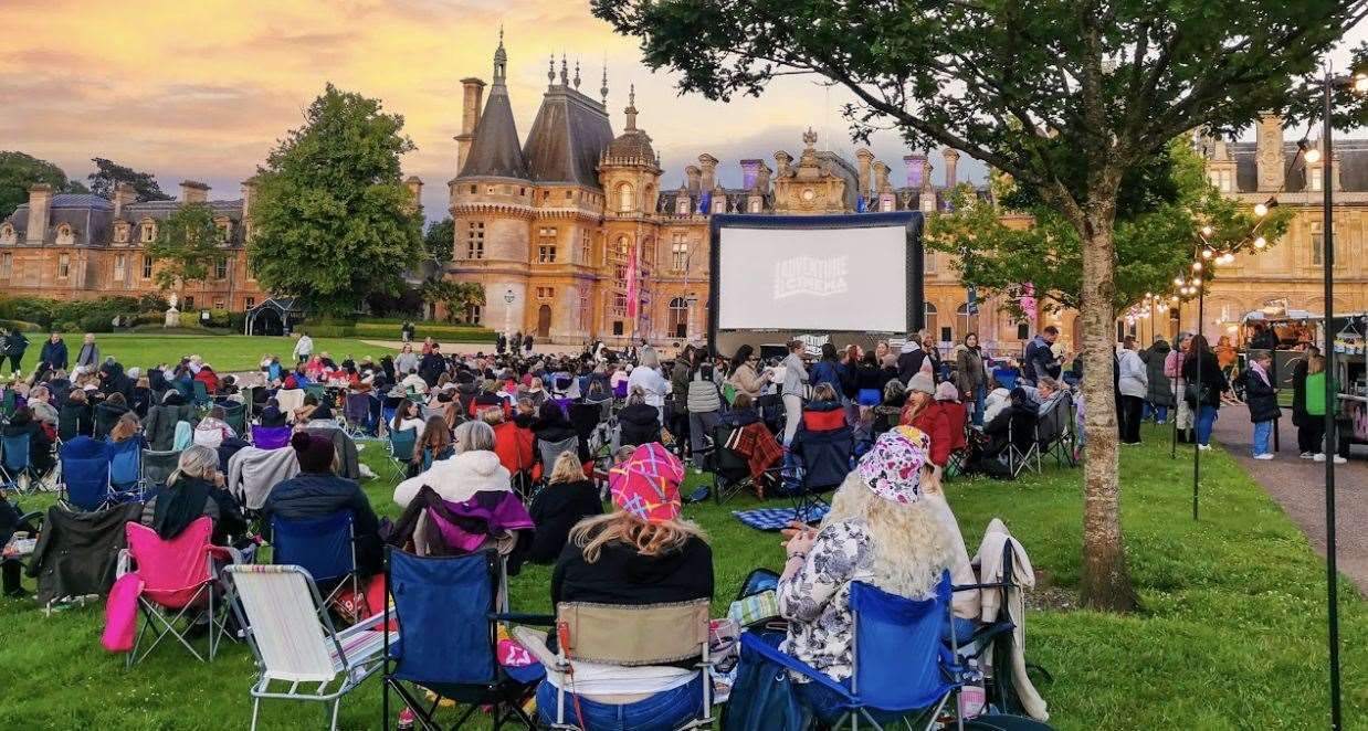 It’s outdoor cinema season, bringing classic blockbusters to the open-air big screen. Picture: Adventure Cinema