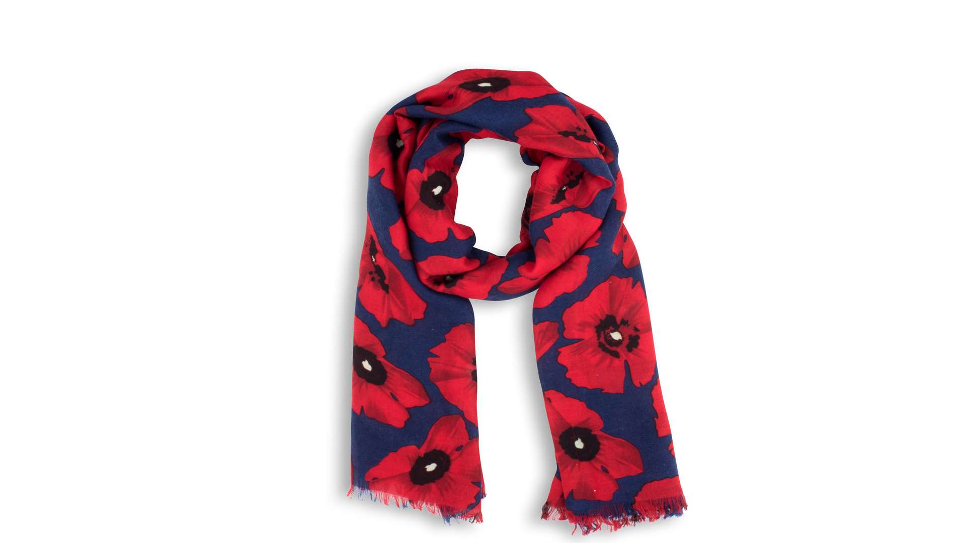Poppy scarf from the Royal British Legion