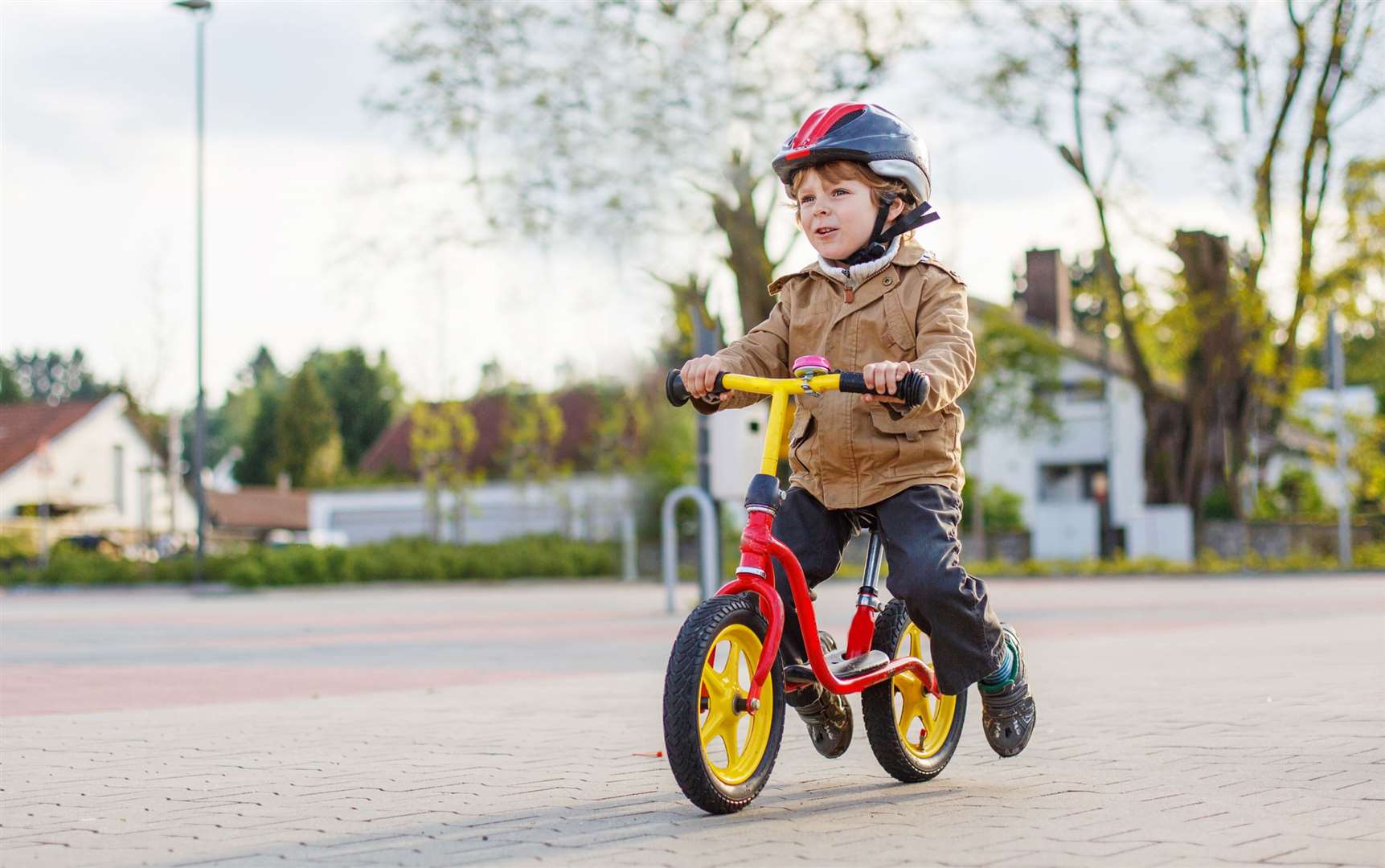 If the kids got new wheels for Christmas where can you take them to ride?