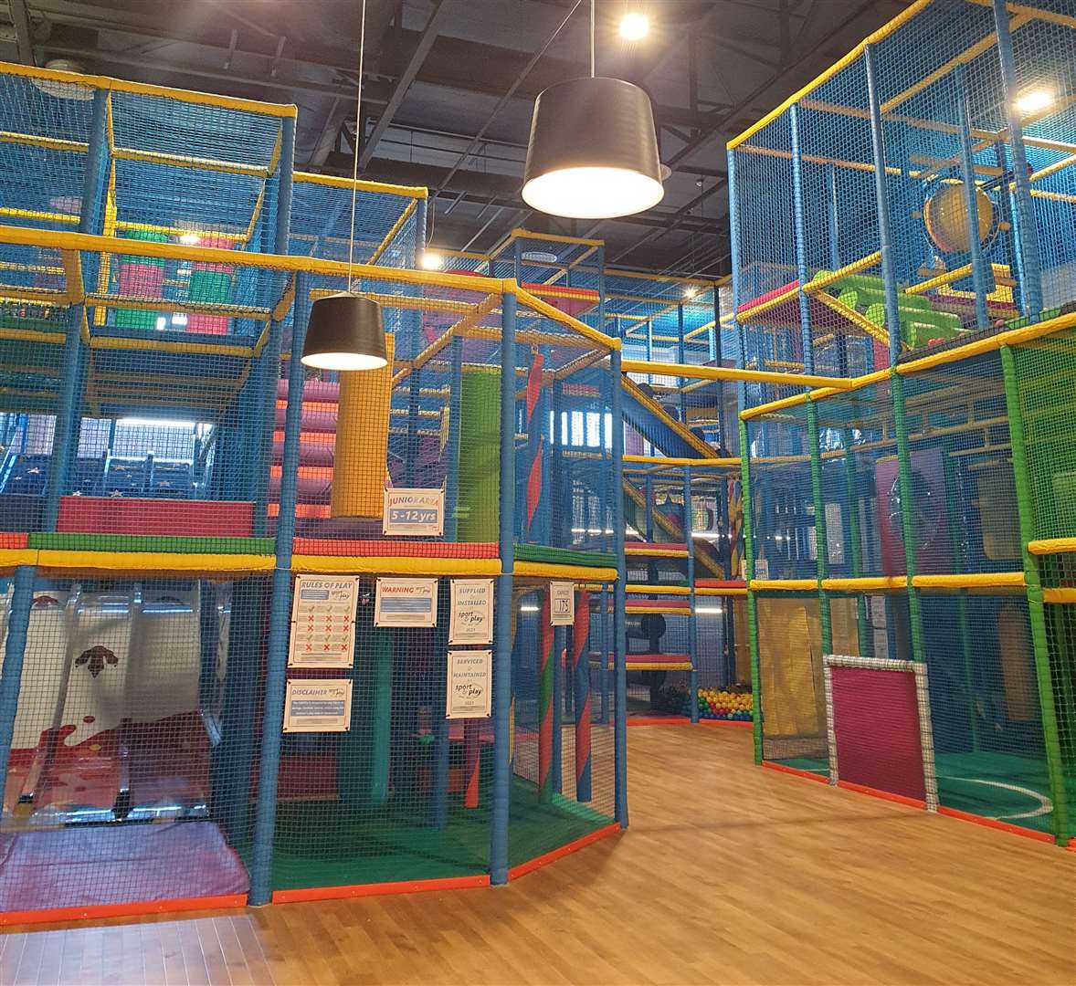 The soft play at the Stour Centre in Ashford