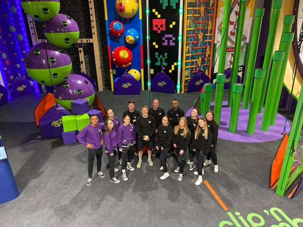 The team at Clip 'n Climb Thanet