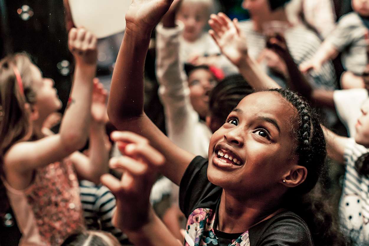 Everyone is free to dance at the family rave