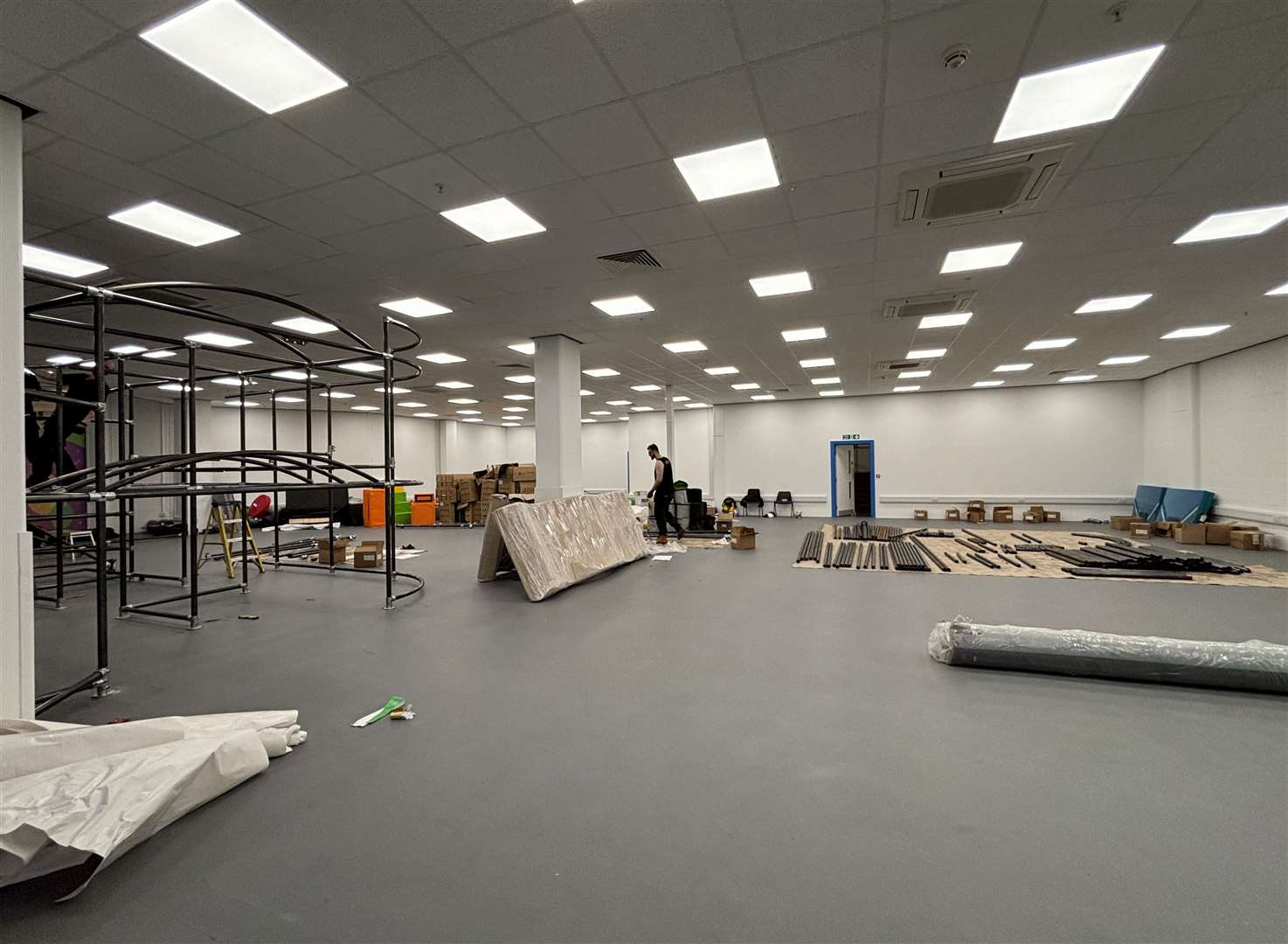 Work is underway at the new soft play centre