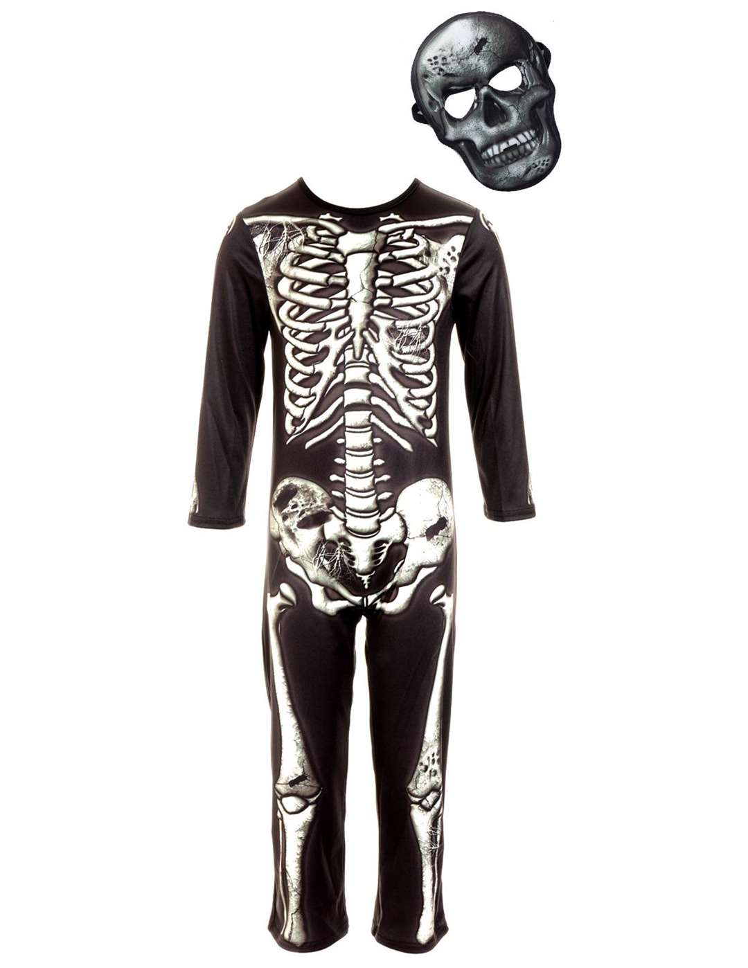 Skeleton Costume with Mask (3-12 Years) £12