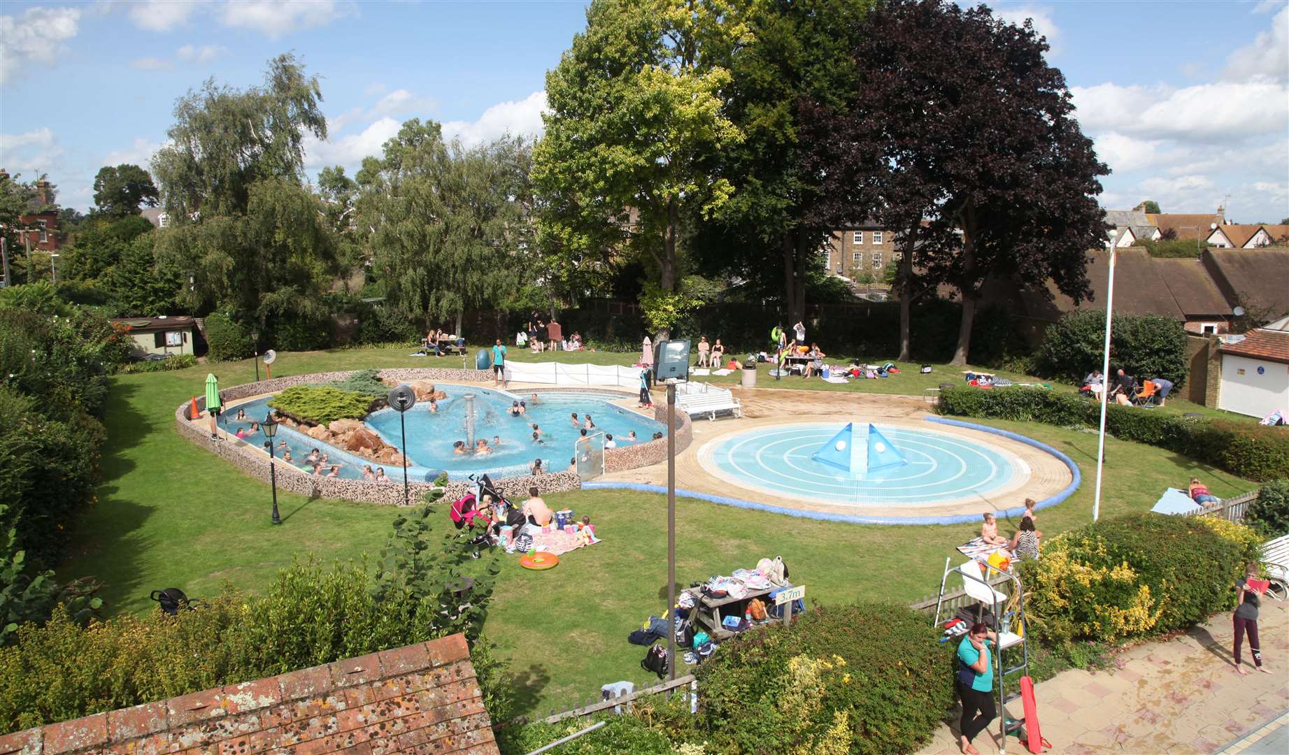 Faversham has opened its outdoor pools for the summer