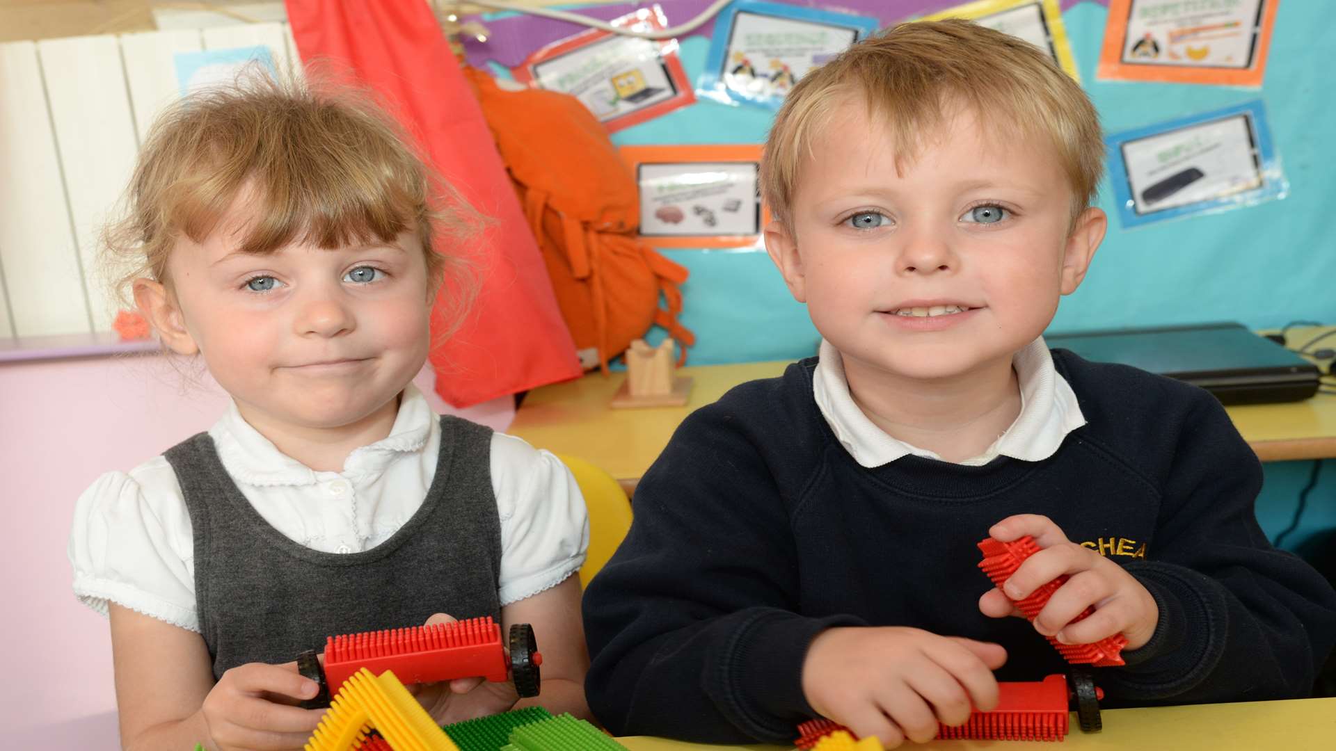 Poppy and Jax from Canterbury's Wincheap Foundation Primary School