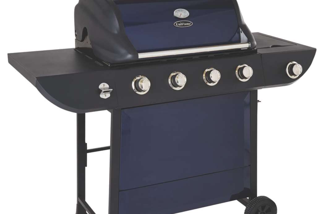 Uniflame 4 burner and side gas barbecue £129