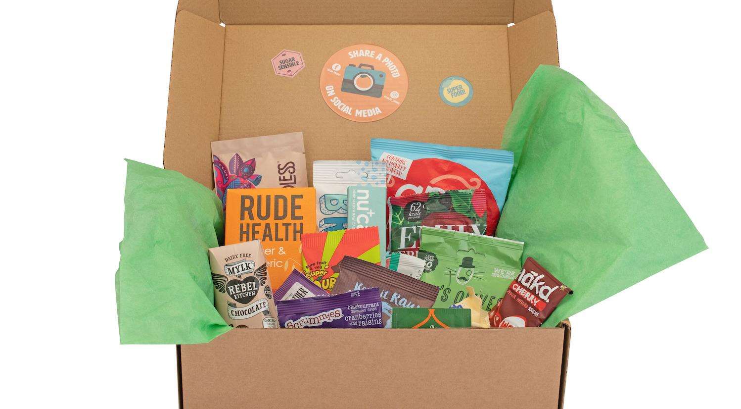 Treat Trunk boxes are full of healthy snacks