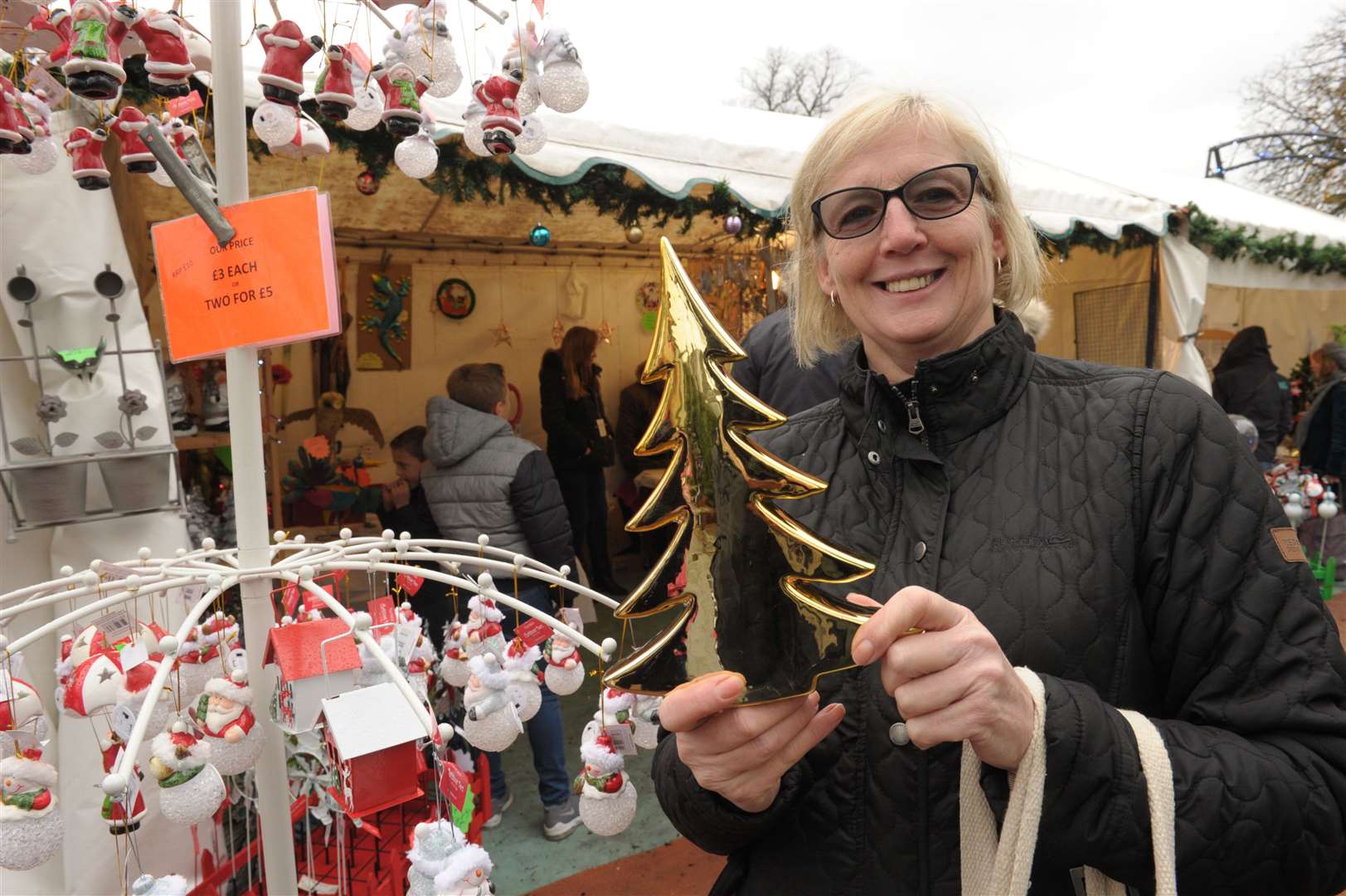 Rochester Castle Gardens will have a Christmas market and festive fairground