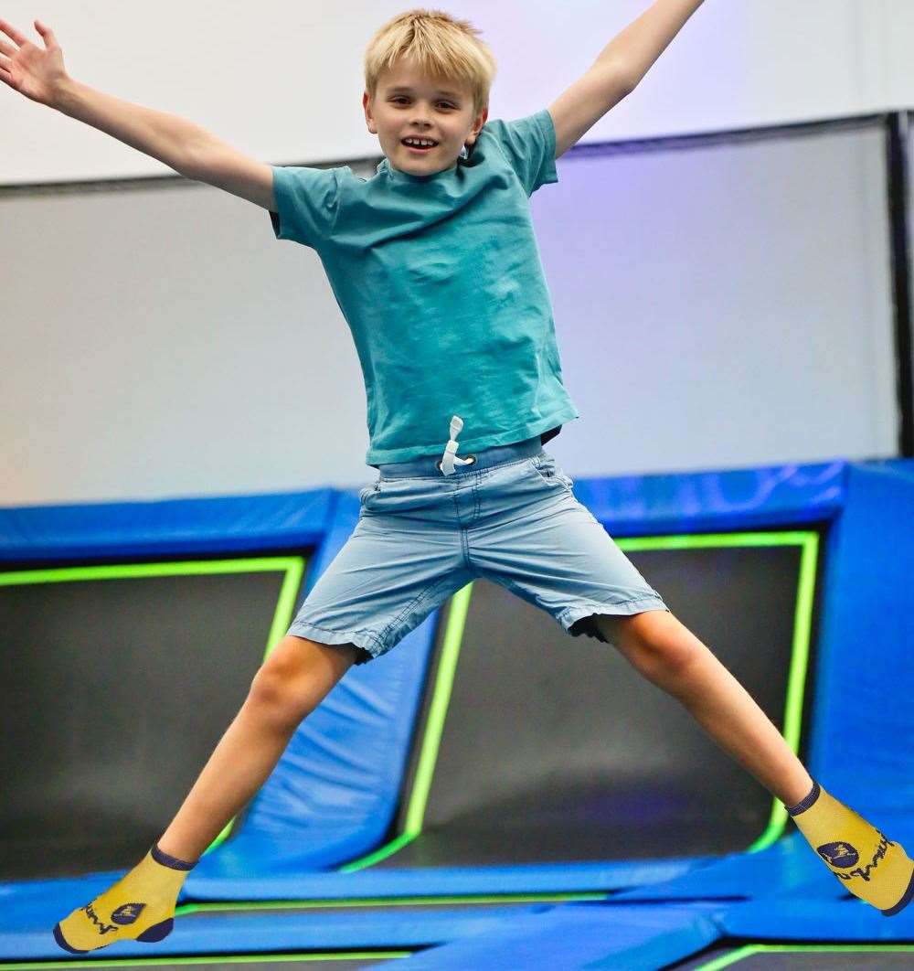 There are trampoline parks across the county