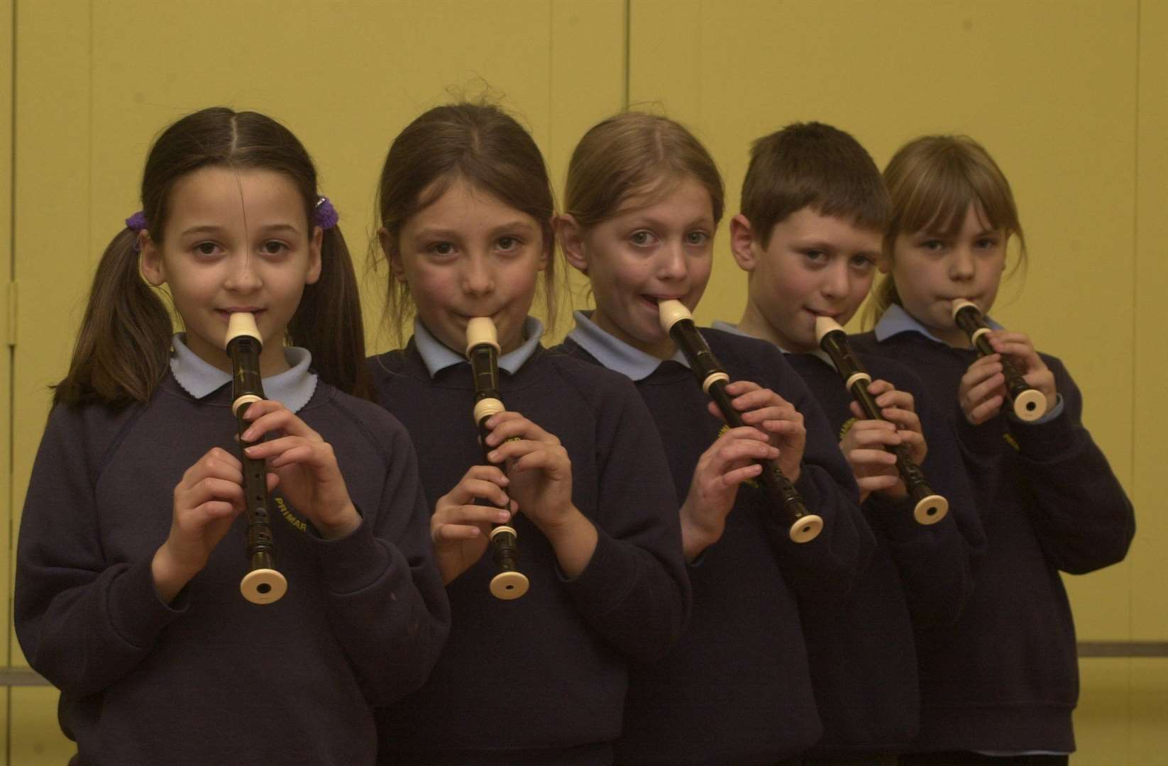 Did your school offer recorder lessons or take you to recorder festivals?