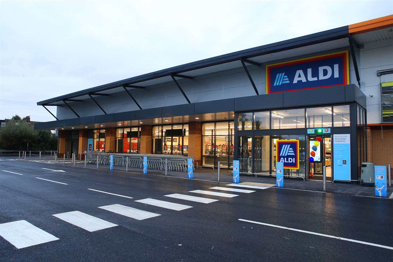 Organisations need to be able to collect food from Aldi at 5pm as stores close for Christmas and be able to store it properly