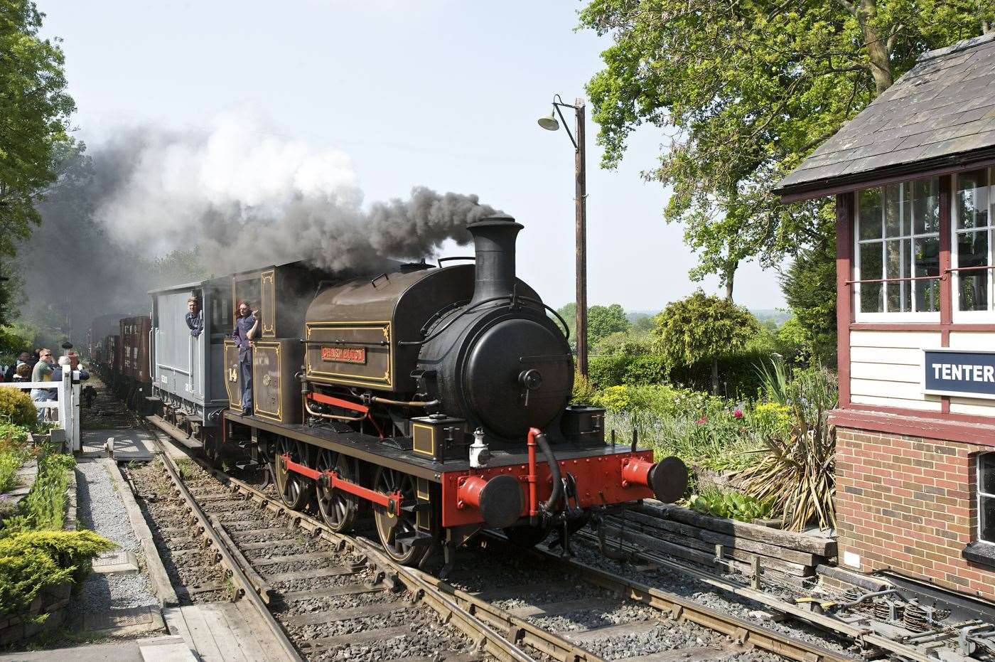 Steam trains on the Kent & East Sussex Railway in Tenterden. Picture: Lewis Brockway