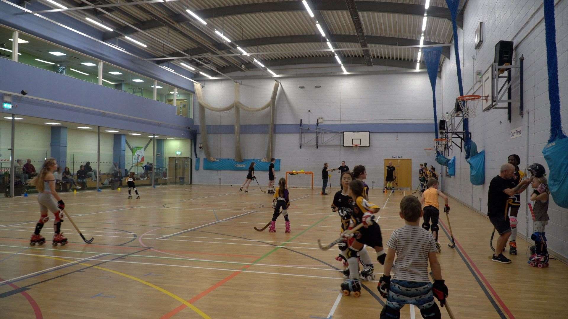 The club says the floor needs to be re-varnished and re-sealed in order for it to continue playing on the surface. Picture: KMTV