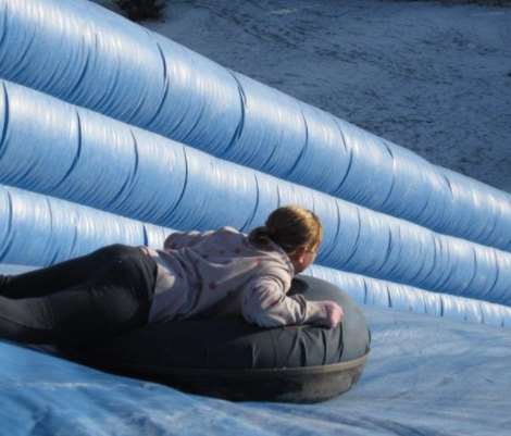 The slope is 80-foot long