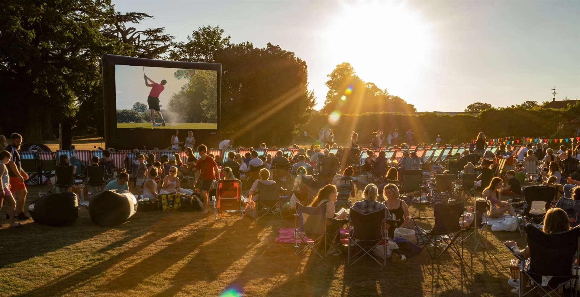 Fans can watch The Open on screens at Betteshanger country park