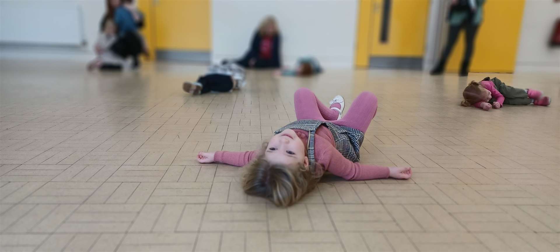 Millie at a Boogie Tots class