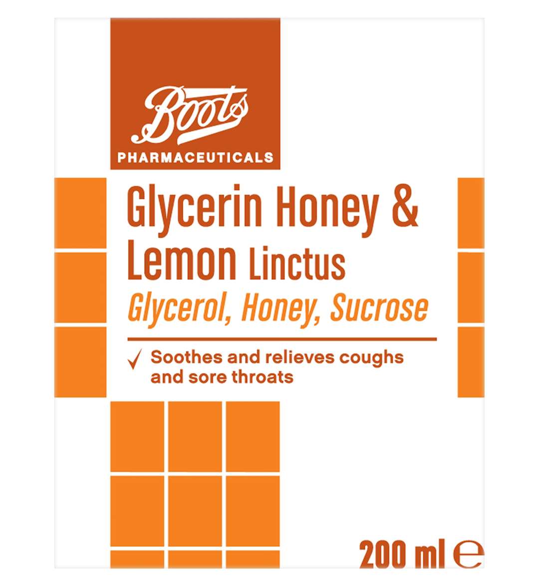 Boots Pharmaceuticals Glycerin Honey & Lemon Linctus