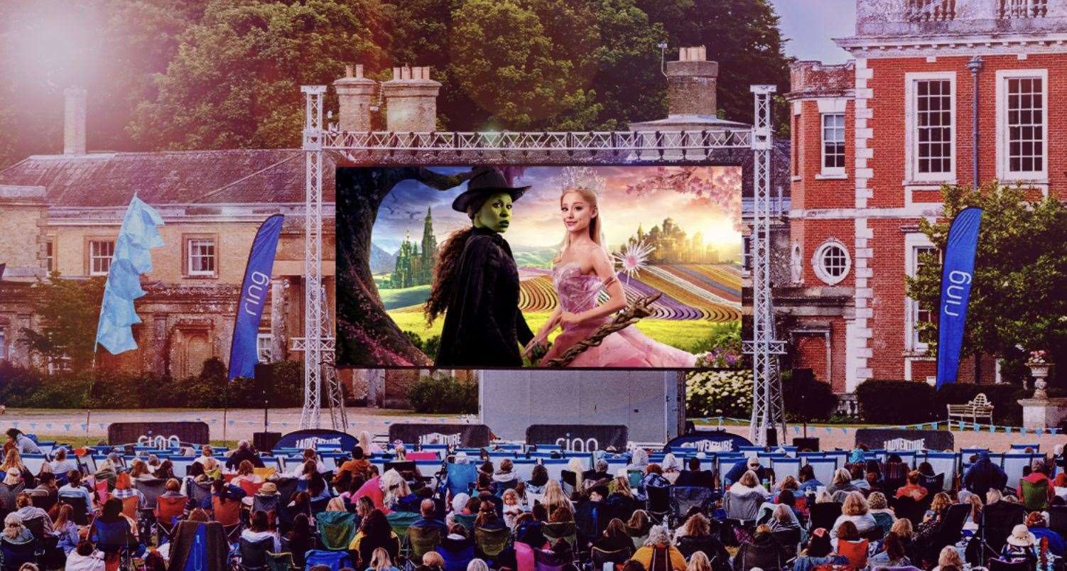 Adventure Cinema will be back at Cobham Hall for three days in August. Picture: Adventure Cinema
