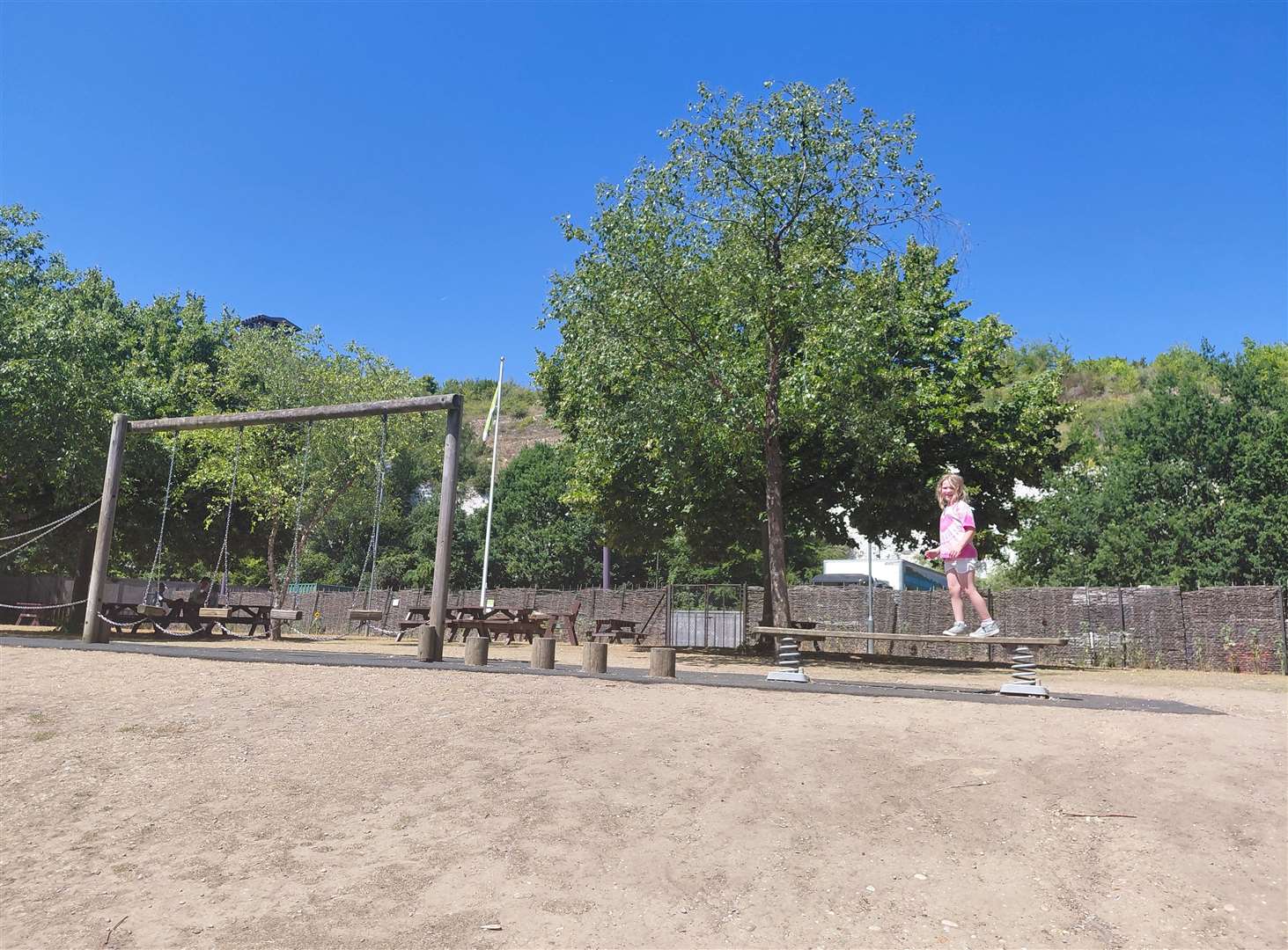 The play area