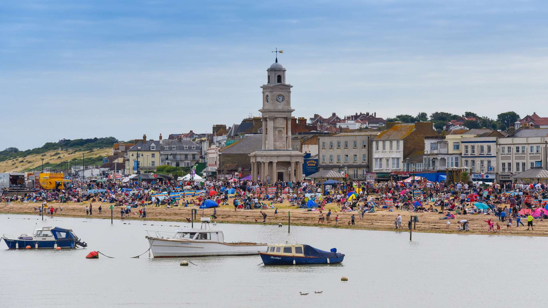 Herne Bay is set to be popular with families this summer
