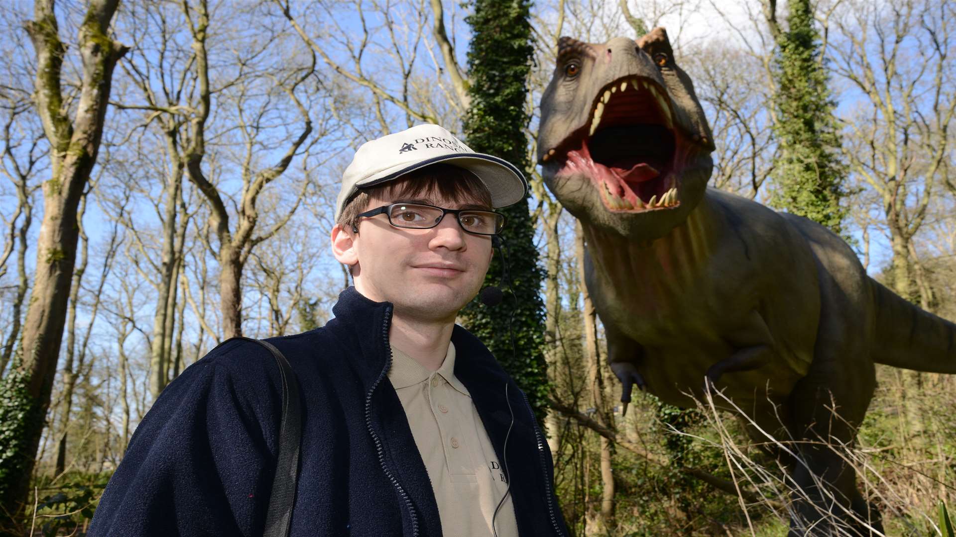 Rangers are on hand to guide visitors through Dinosaur Forest