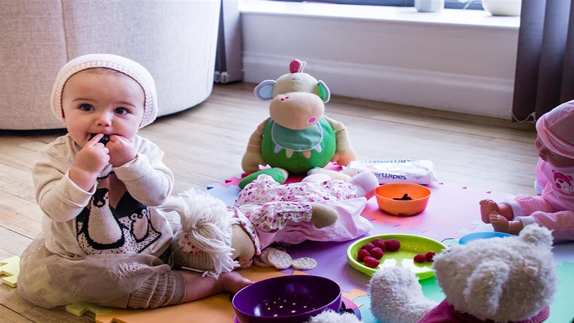 Babies who haven't had sensory food play experiences are more likely to be fussy eaters