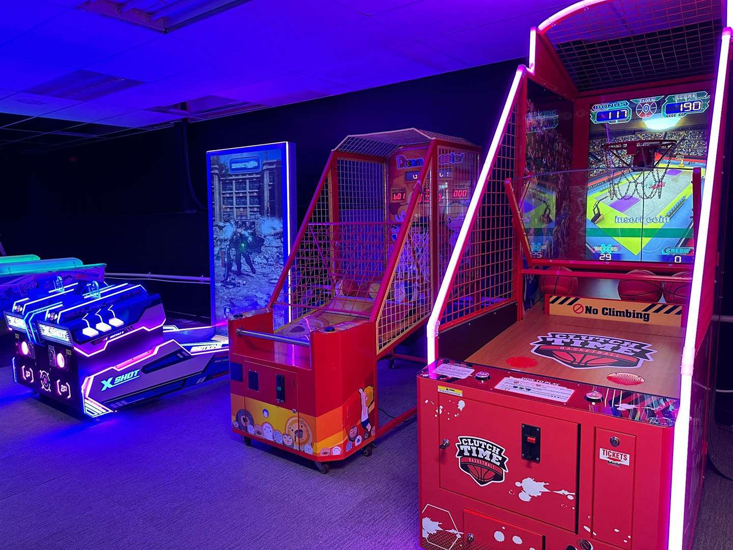 Among the new offerings at the Elev8 in Broadstairs is an arcade where kids can play for free as much as they like during their time slot. Picture: Elev8