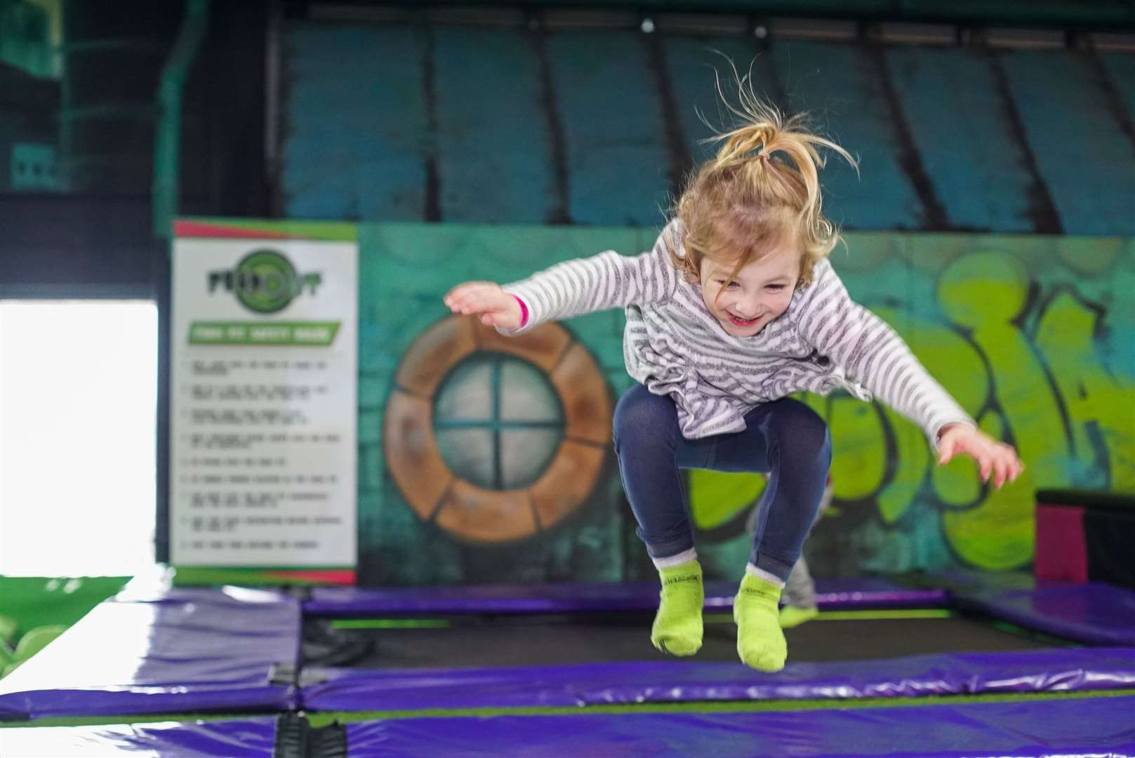 Flip Out is among the trampoline parks reopening
