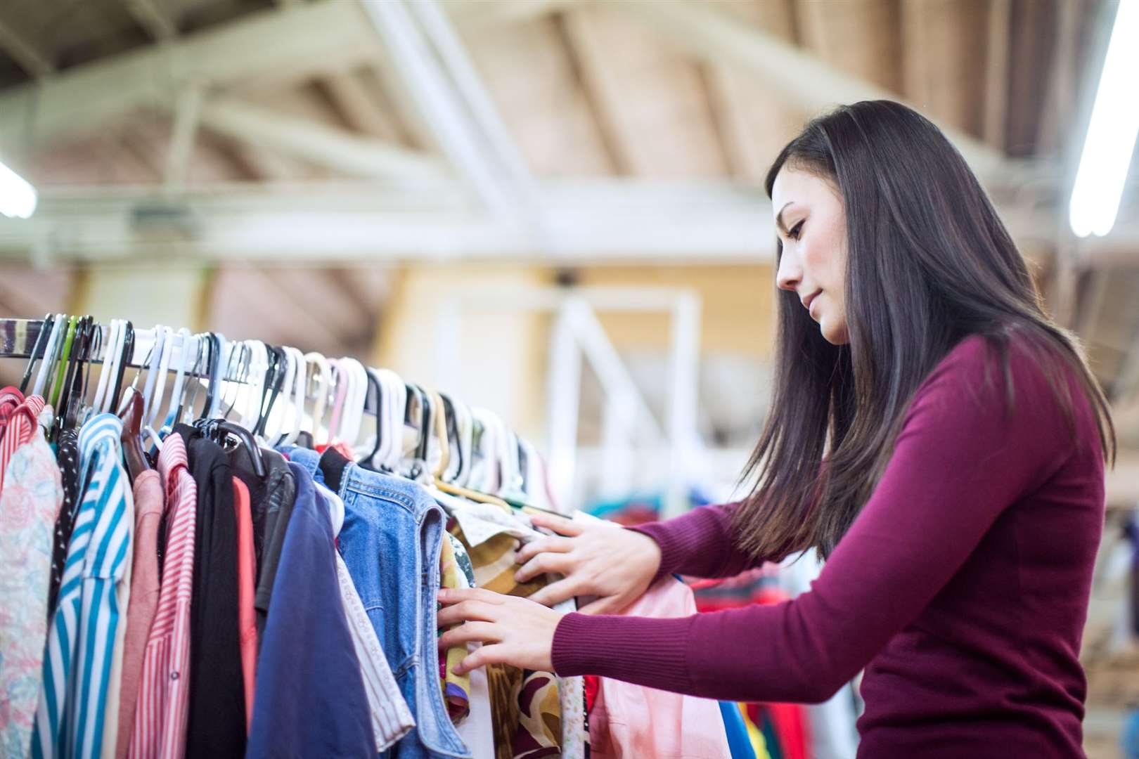 The trend for buying preloved clothes continues to rise in popularity. Image: Stock photo.