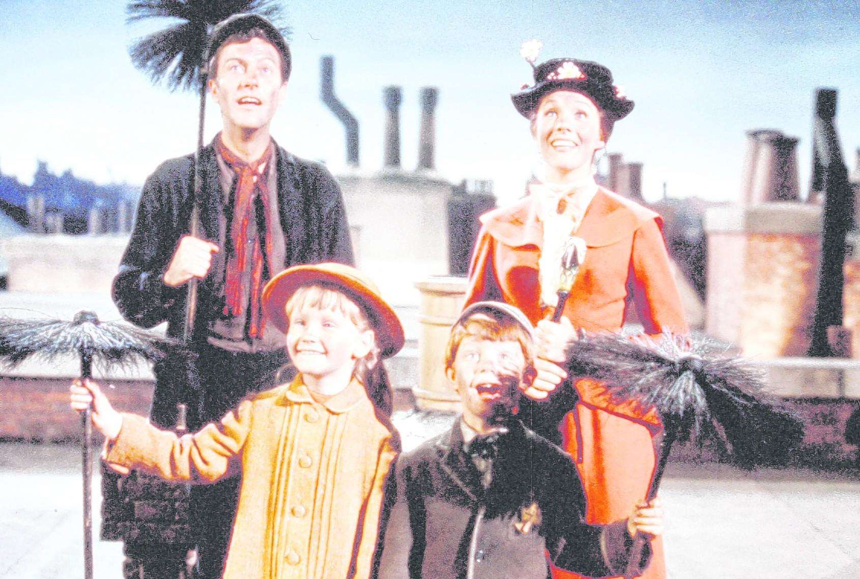 Mary Poppins starring Julie Andrews is being shown on BBC One on Christmas Eve