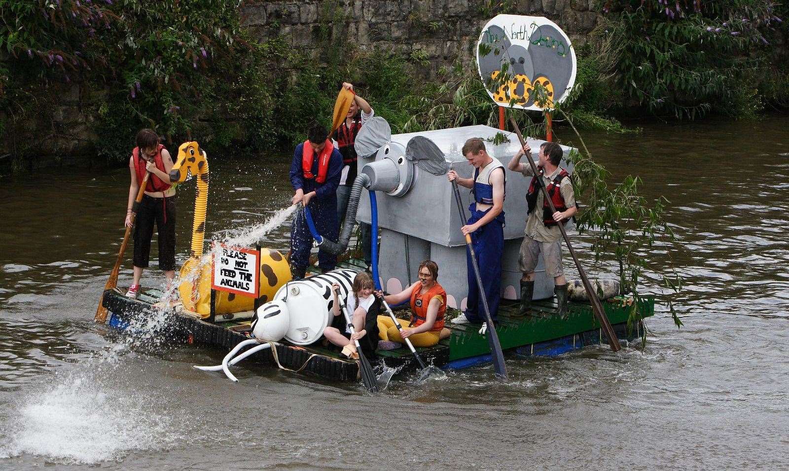 Teams will once again take to the water for the Maidstone River Festival raft race. Picture: Stephen Paine