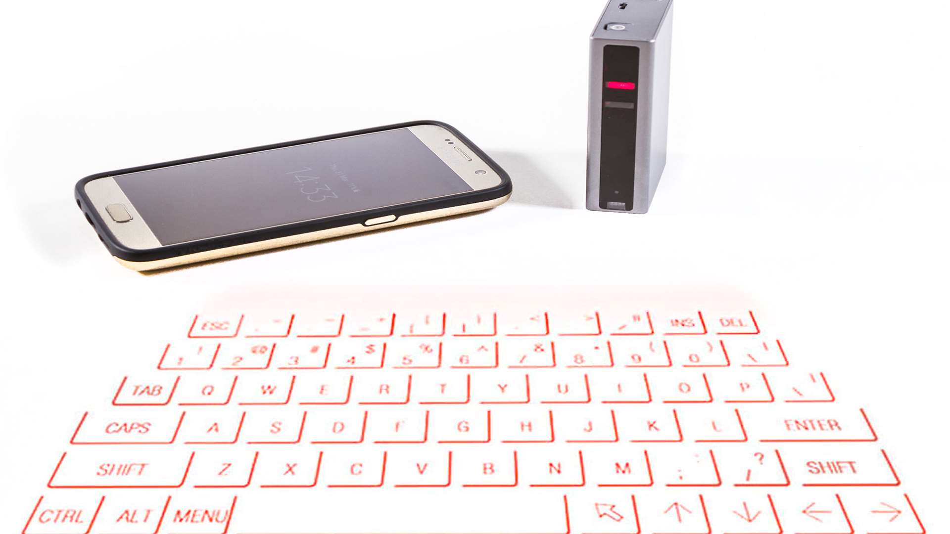 LK+ Laser Keyboard & Power Bank