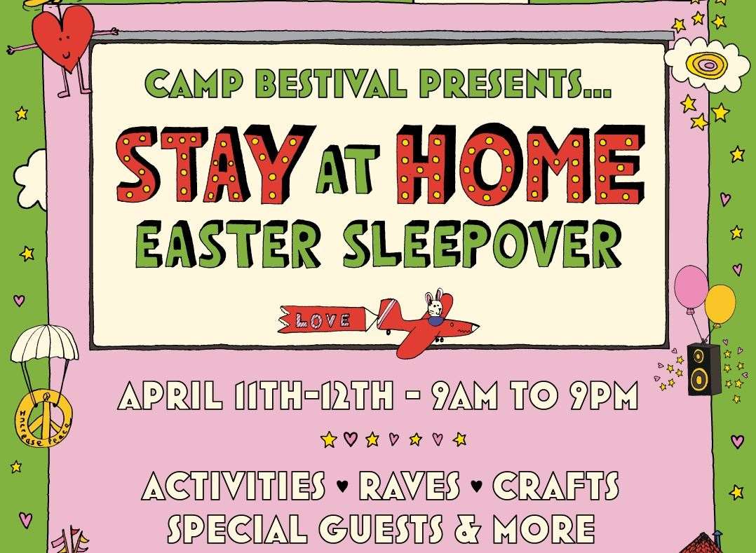 Families are encouraged to find festival vibes for an Easter sleepover