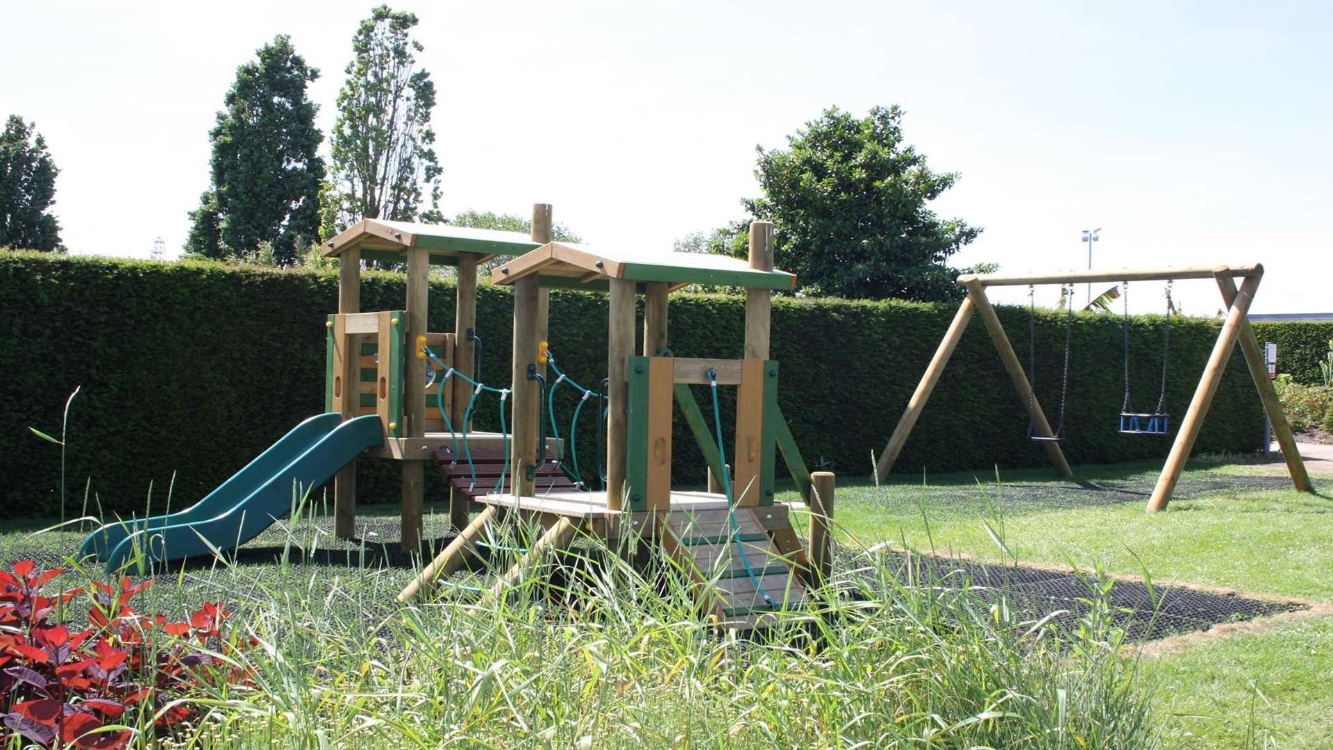 There's a children's play area at Broadview Gardens