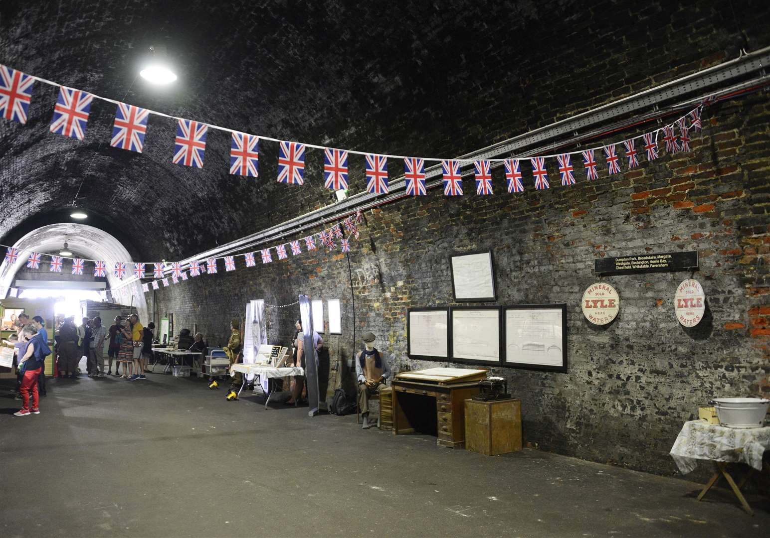 The Ramsgate Tunnels tell the stories of those who lived and sheltered here during the war. Picture: Paul Amos
