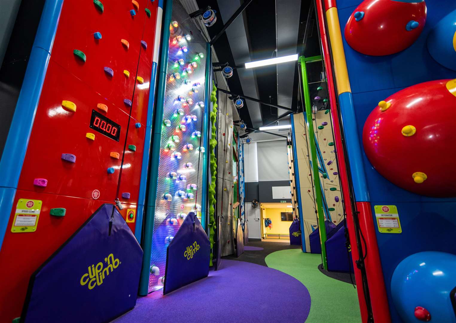 Indoor climbing, like this at Swallows Leisure Centre, is a great indoor activity