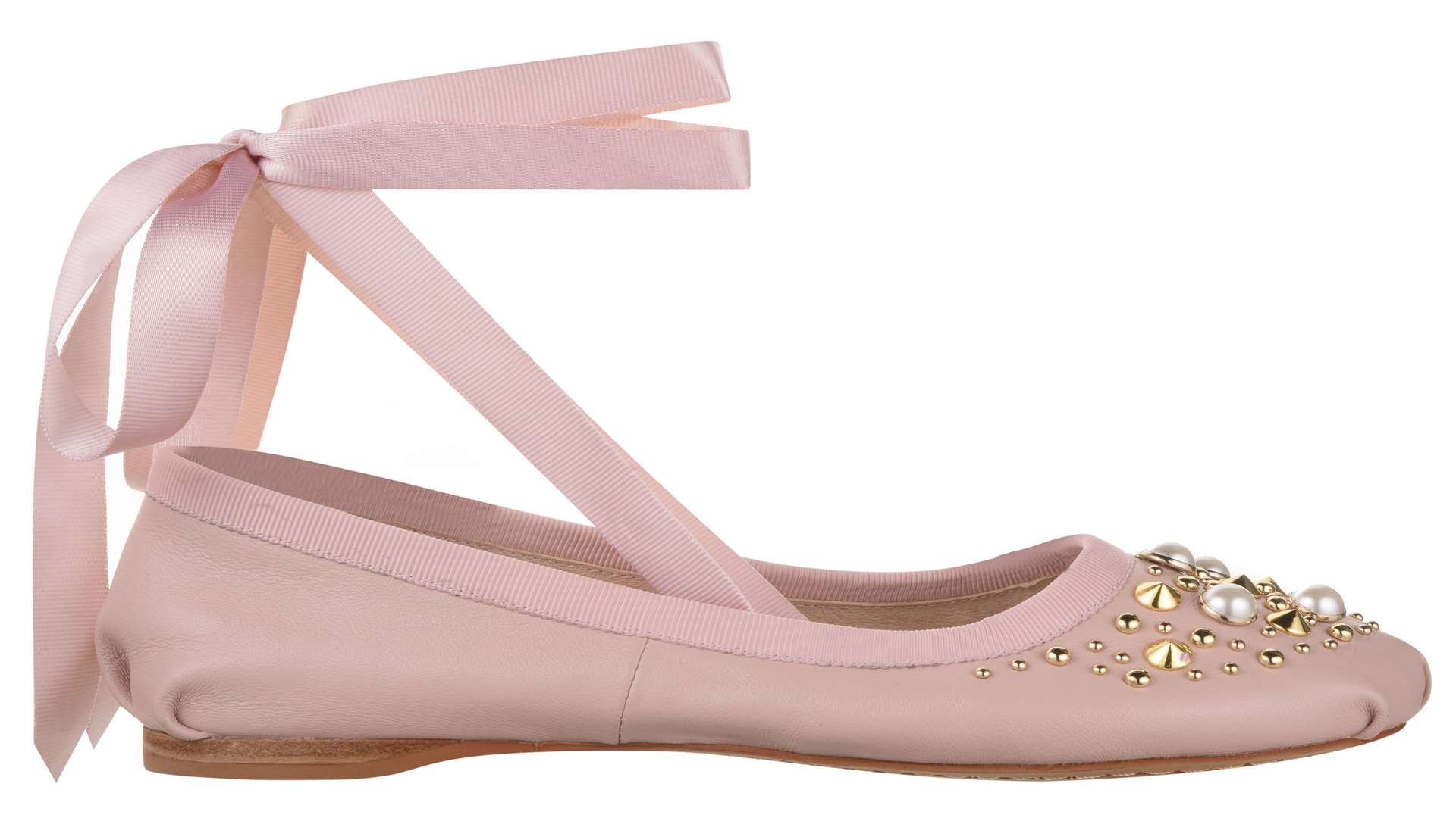 Having faded in the fashion firmament somewhat, the ballet flat is back, but this time, Kate Moss' mid-Noughties staple comes complete with ankle ribbons. This pair of pumps from Topshop is £39